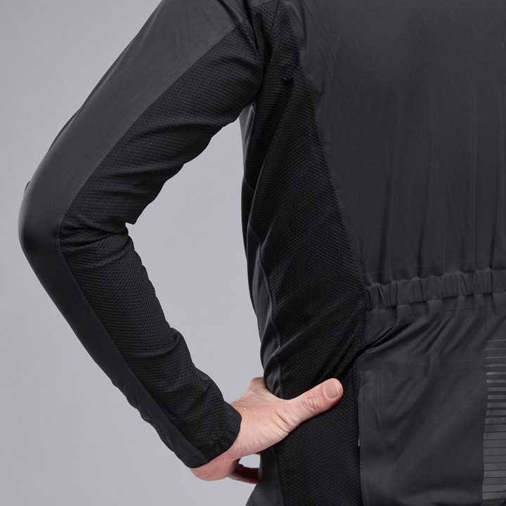 Veste de pluie EKOI Racing PRO WATERPROOF MAGNETIC Noir