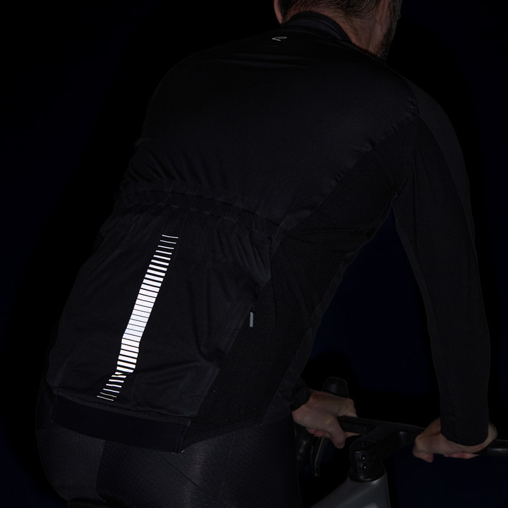 Veste de pluie EKOI Racing PRO WATERPROOF MAGNETIC Noir