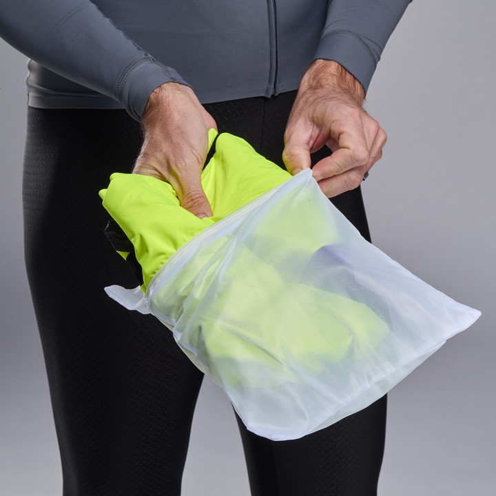 Veste de pluie EKOI Racing PRO WATERPROOF MAGNETIC Jaune fluo