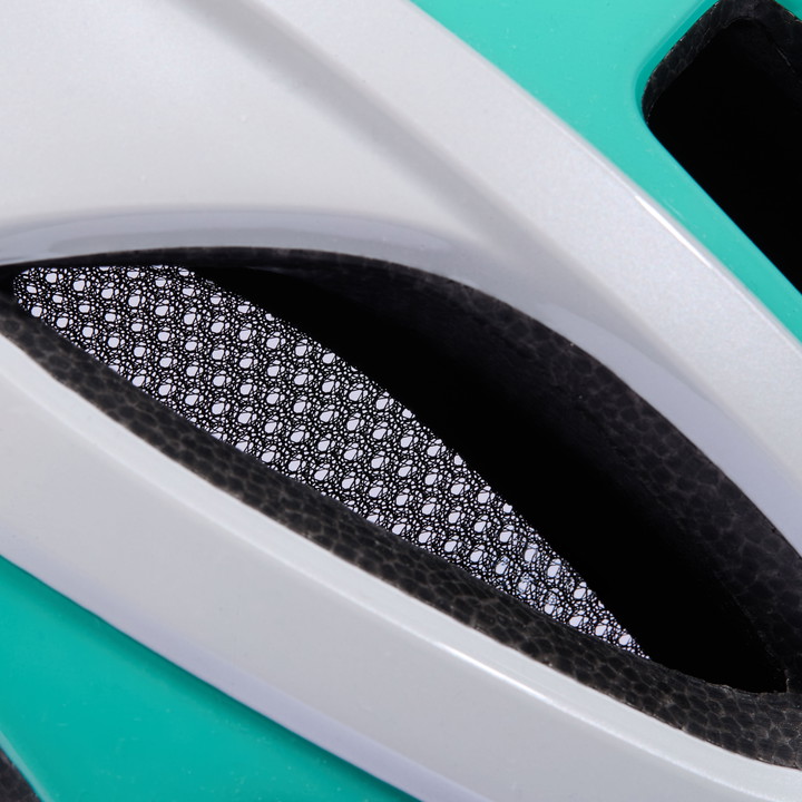 Casque EKOI AR13 Evo Blanc Aqua Visible