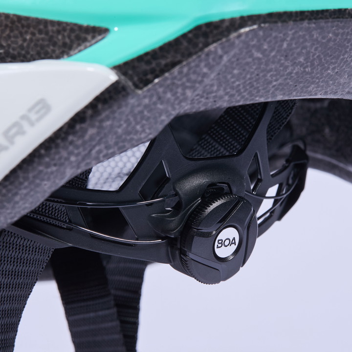 Casque EKOI AR13 Evo Blanc Aqua Visible