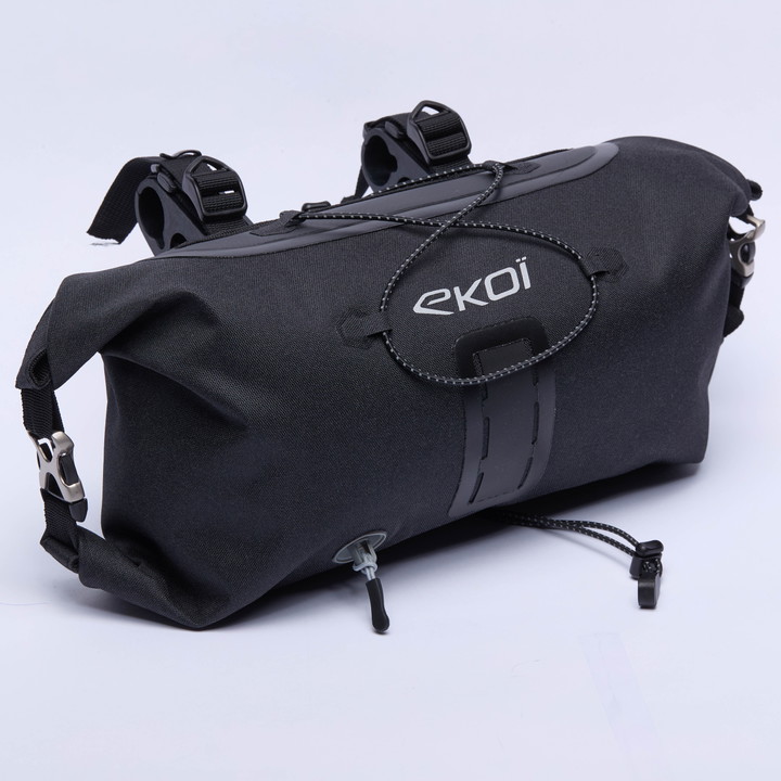 Sacoche guidon EKOI Racing GRAVEL BIKEPACKING EXPLORER Noir 8L  REFLECTIVE