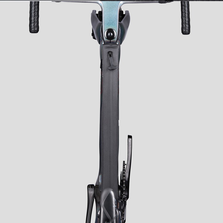 Sacoche TOP TUBE cadre EKOI Racing GRAVEL BIKEPACKING EXPLORER Noir 2L REFLECTIVE