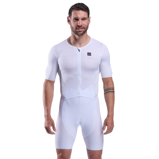 Trisuit da triathlon EKOI Perf STREAMLINE bianco