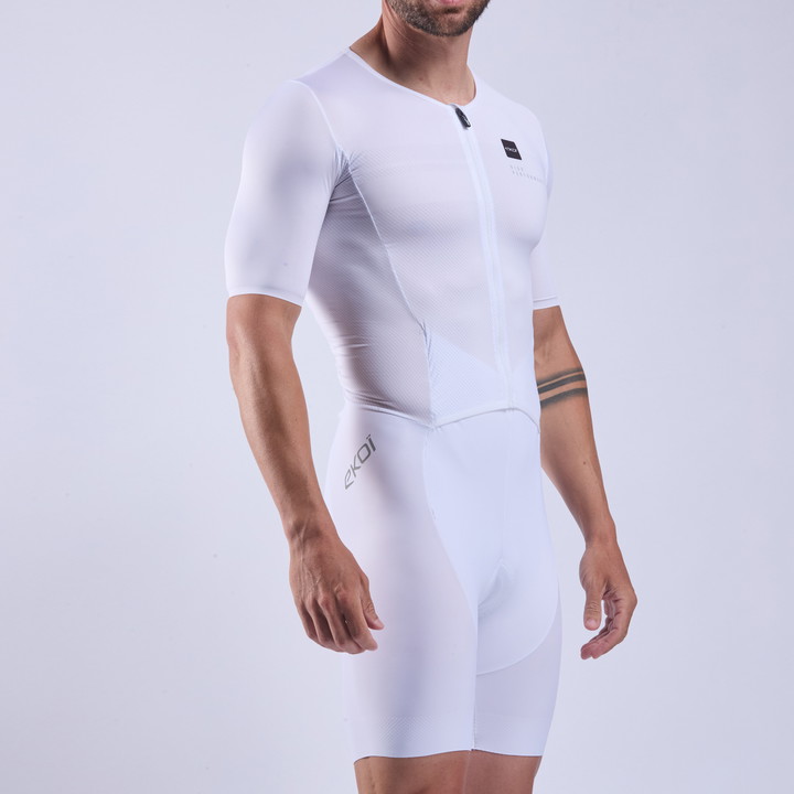 Combinaison triathlon EKOI Perf STREAMLINE Blanche