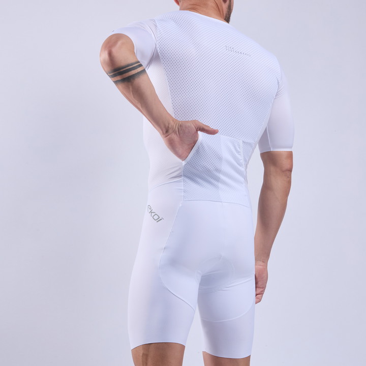 Combinaison triathlon EKOI Perf STREAMLINE Blanche