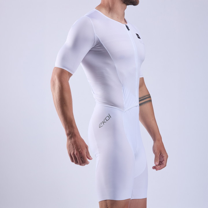 Combinaison triathlon EKOI Perf STREAMLINE Blanche