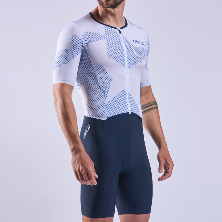 Combinaison triathlon EKOI Perf STARS Blanc