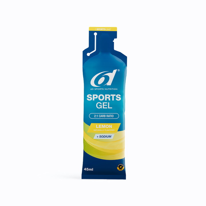 Gels énergétiques 6D SPORTS 6 x 45 ml Citron