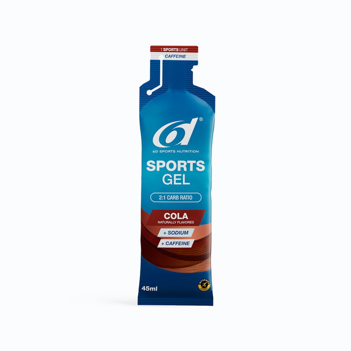 Gels énergétiques 6D SPORTS 6 x 45 ml Cola Caféine