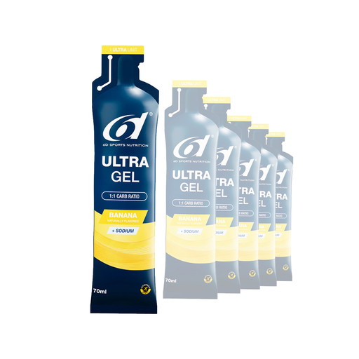Energetické gely 6D ULTRA 6 x 70 ml Banán