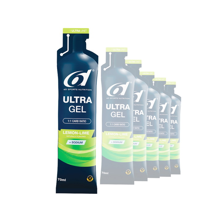 Gels énergétiques 6D ULTRA 6 x 70 ml Citron Citron vert