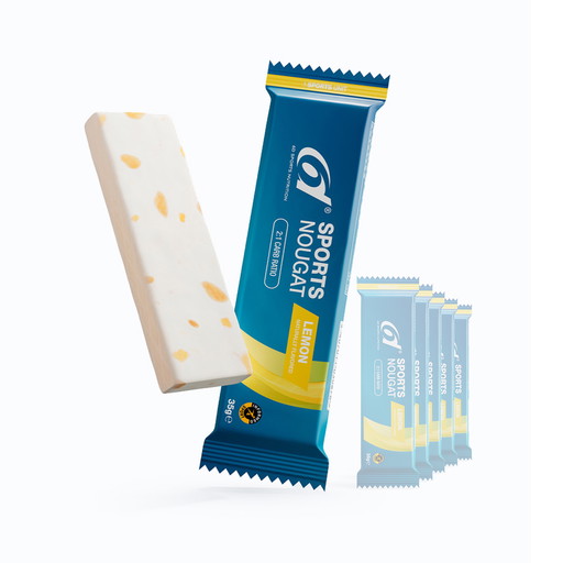 6D SPORTS Nougat Bar 6 x 35 g Lemon