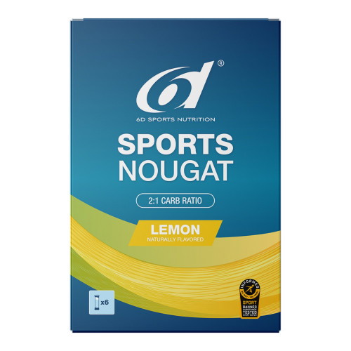 Barre Nougat  6D SPORTS 6 x 35 grs Citron
