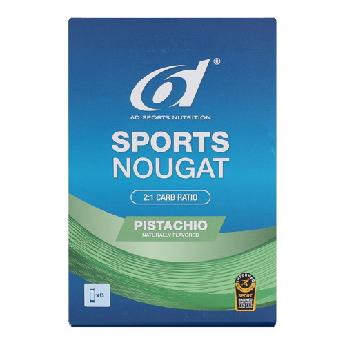 6d Sports Nougat 6 x 35 grs PISTACHE