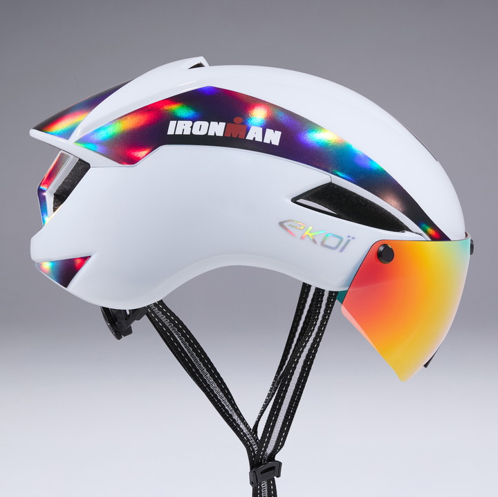 Casco EKOI Perf AERO16 LTD IRONMAN SONIC Blanco