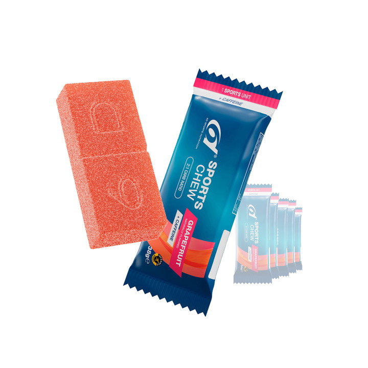 Pâtes de fruits 6D SPORTS Chew 6 x 38 grs Pamplemousse