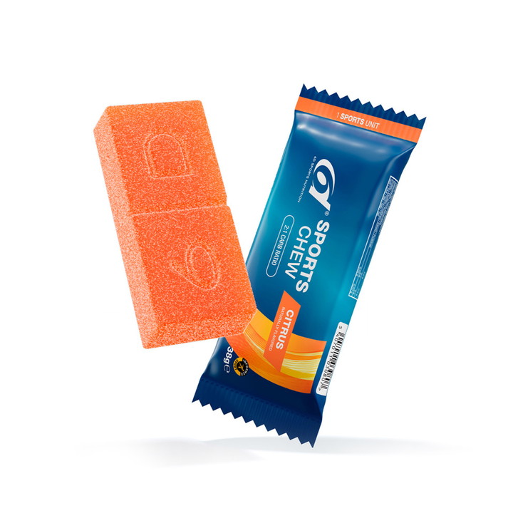 Pâtes de fruits 6D SPORTS Chew 6 x 38 grs Agrumes