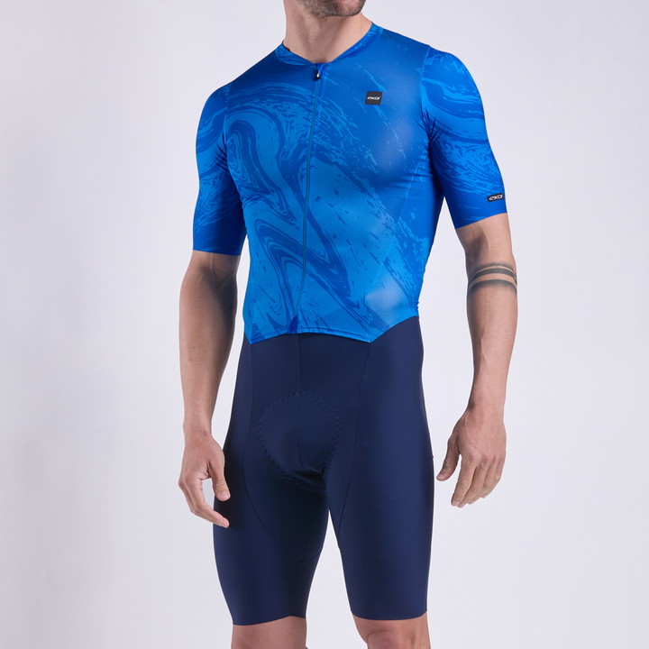 Combinaison route EKOI Perf FLOW Bleu roi