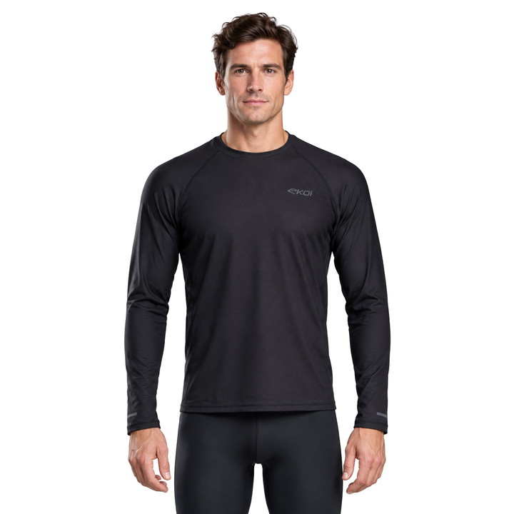 T-SHIRT EKOI RUN PERF MOVE NOIR