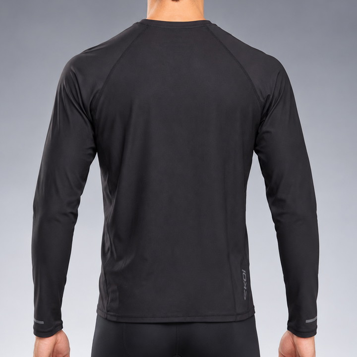 T-SHIRT EKOI RUN PERF MOVE NOIR