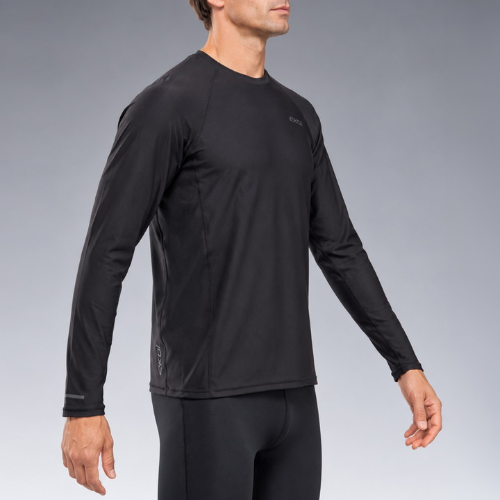 T-SHIRT EKOI RUN PERF MOVE NOIR