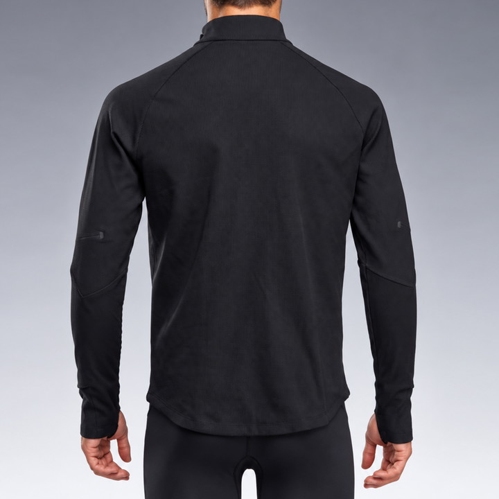 SWEAT ML COL MONTANT 1/2 ZIP EKOI RUN PERF HIGH