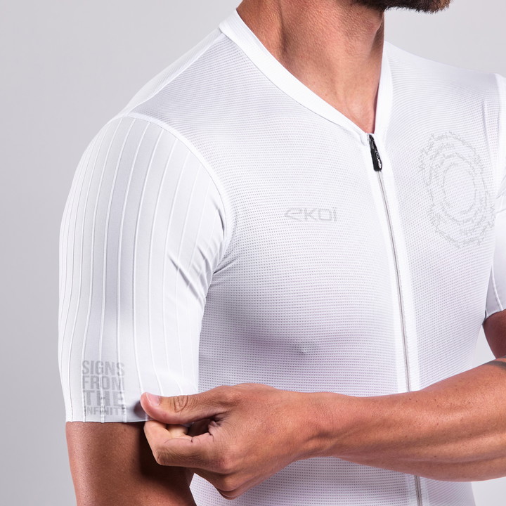 MAILLOT PERF EKOÏ & DAVID MINARD  BLANC