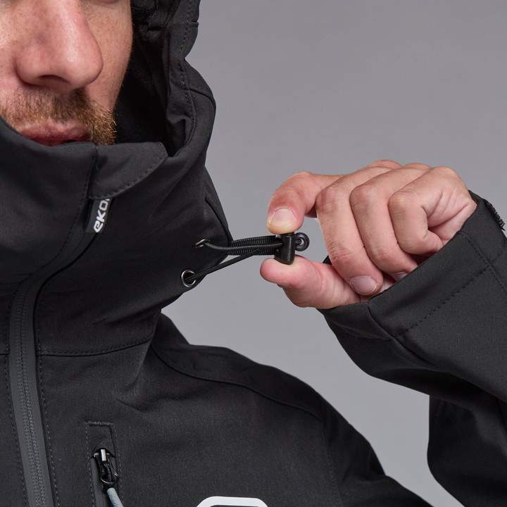 VESTE SOFTSHELL VTT PERF RUSH NOIRE