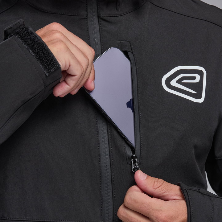 VESTE SOFTSHELL VTT PERF RUSH NOIRE