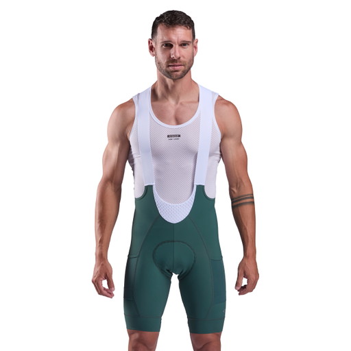 CARGO PORON SHOCK ABSORBER Gravel Bib Shorts EKOI Perf Emerald