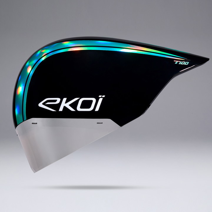 Casque EKOI Racing PURE AERO Mirror Cat2 Noir T100
