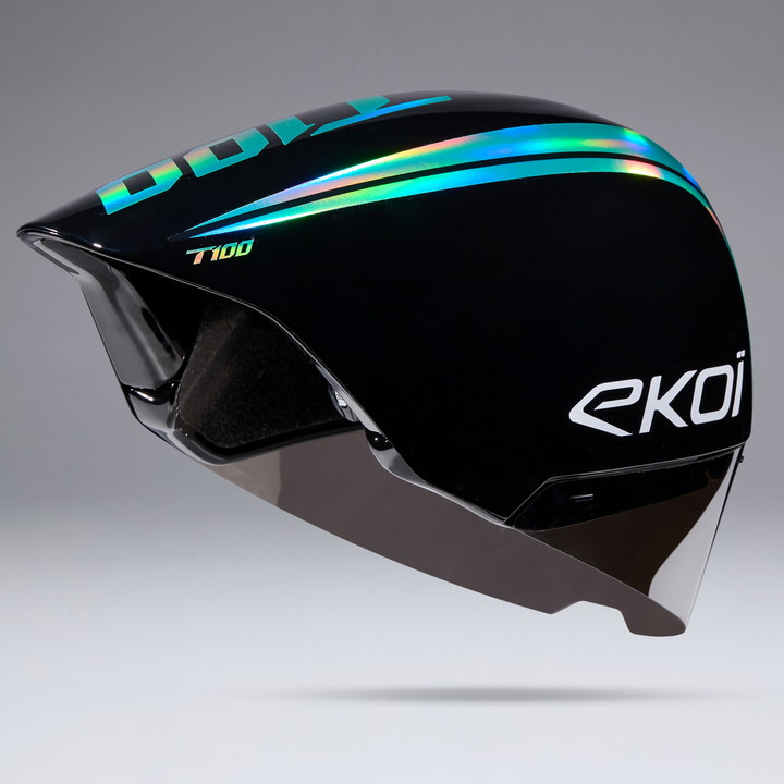 Casque EKOI Racing PURE AERO Mirror Cat2 Noir T100
