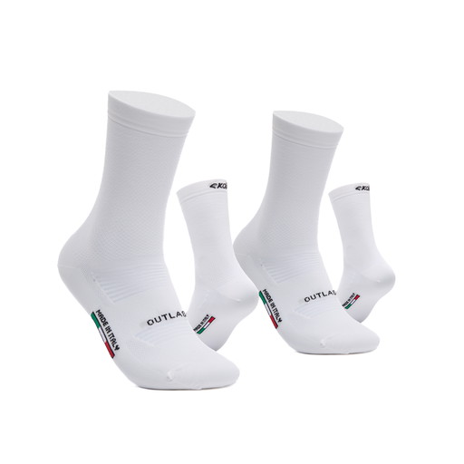 Confezione da 2 paia di calze EKOI Racing OUTLAST 18 cm