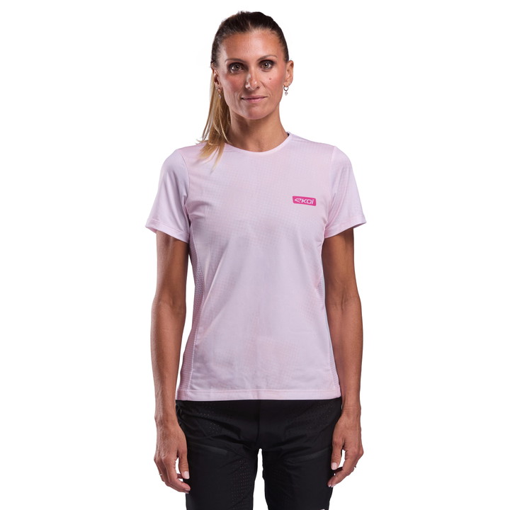 Maillot femme VTT XC EKOI Perf RUSH TIE DYE Rose