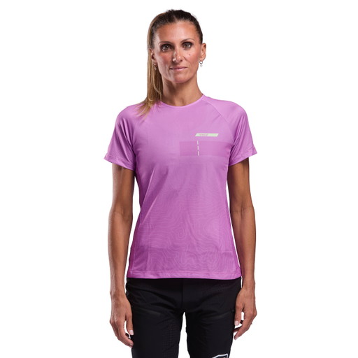Women's XC MTB Jersey EKOI Perf RUSH TOPO Mauve