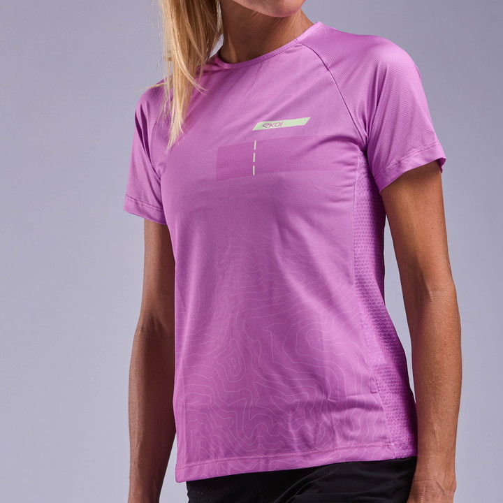 Maillot EKOI WM PERF RUSH TOPO MAUVE