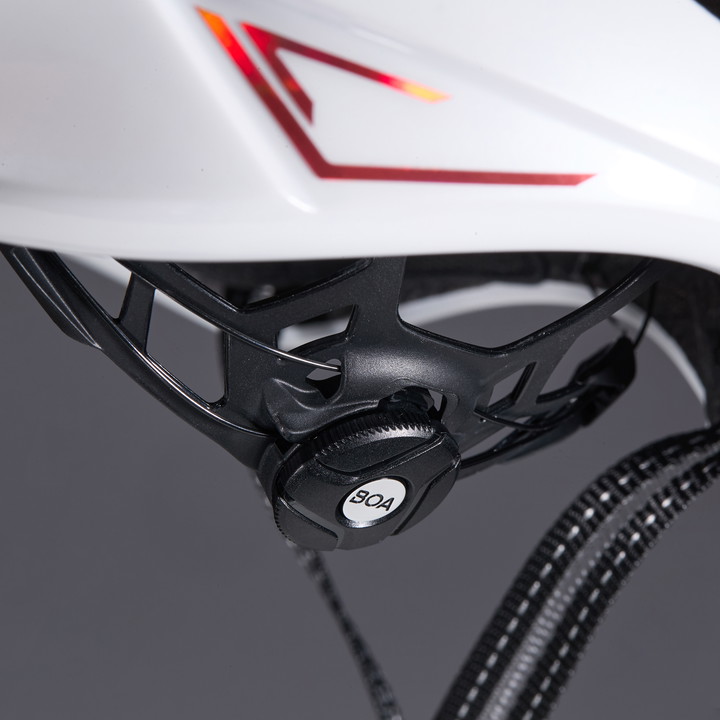 Hjelm EKOI Perf AERO14 ltd LINE Hvid Rød Sort