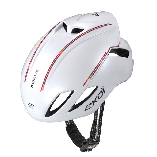 Hjälm EKOI Perf AERO14 ltd LINE Vit Röd Svart