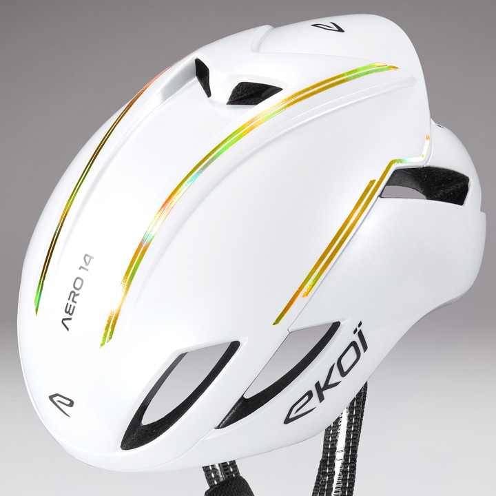 Helma EKOI Perf AERO14 ltd LINE Bílá Zlatá Černá