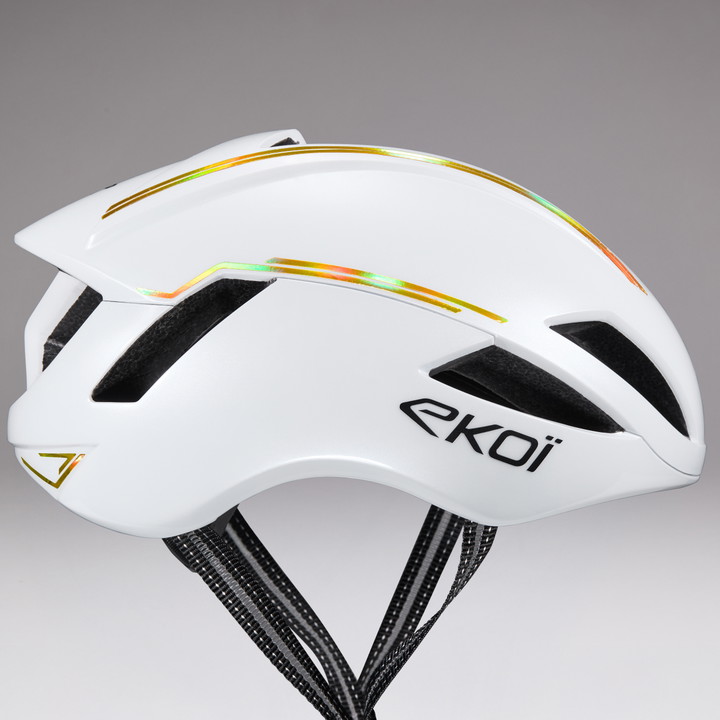 Casque EKOI Perf AR14 ltd LINE Blanc Gold Noir