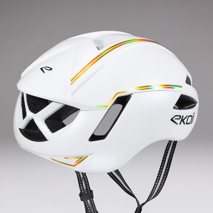 Casque EKOI Perf AR14 ltd LINE Blanc Gold Noir