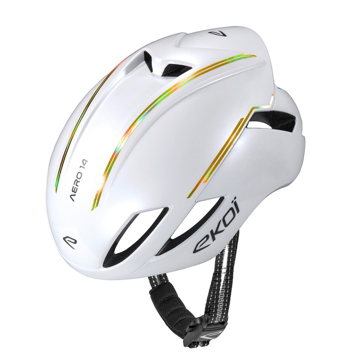 Casque EKOI Perf AR14 ltd LINE Blanc Gold Noir