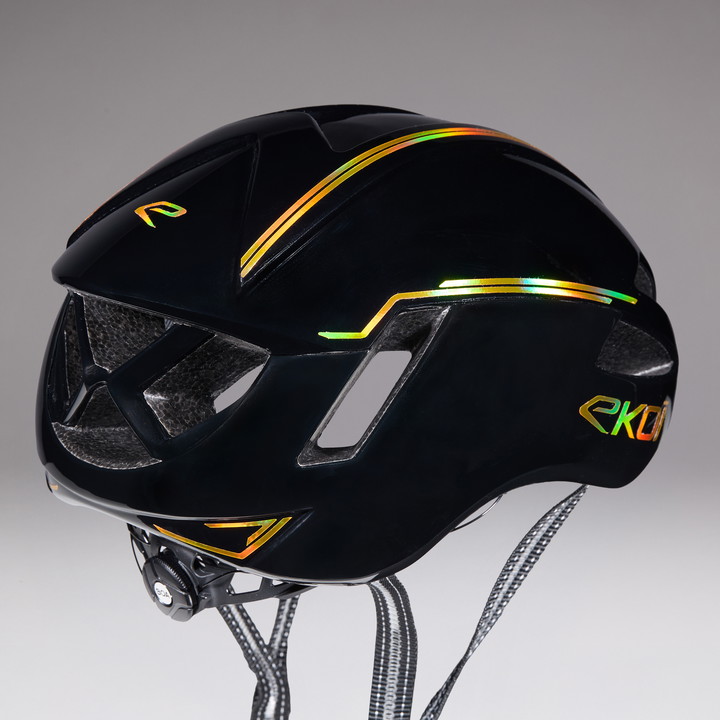 Aero přilba EKOI Perf AERO14 ltd LINE Černá Full Gold