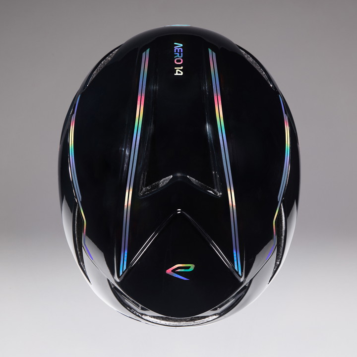 Casque EKOI Perf AR14 ltd LINE Noir Full Holo Silver