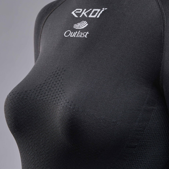 Sous maillot femme hiver EKOI Racing OUTLAST EVO Noir
