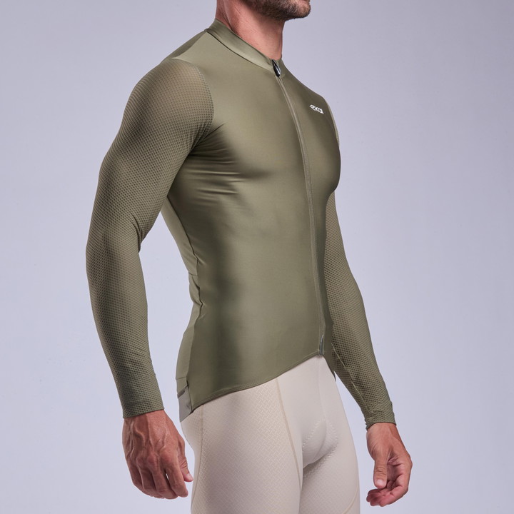 Maillot mi-saison EKOI Perf PULSE Kaki