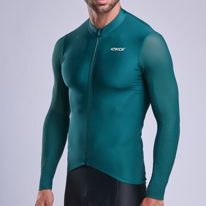Maillot homme mi-saison EKOI Perf PULSE Vert Foret