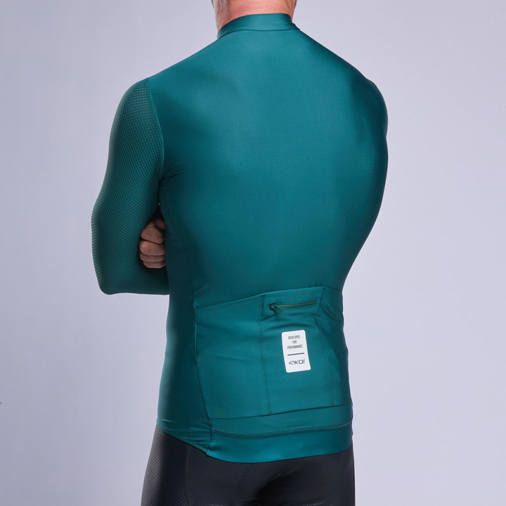 Maillot homme mi-saison EKOI Perf PULSE Vert Foret
