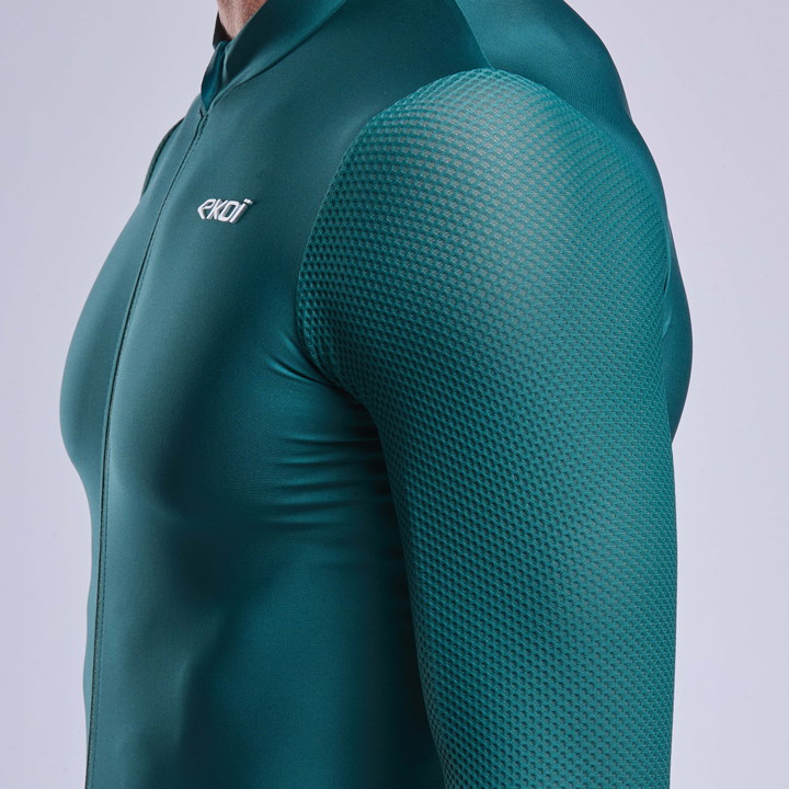 Maillot homme mi-saison EKOI Perf PULSE Vert Foret